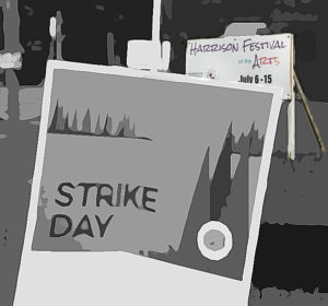 Strike Day Sign